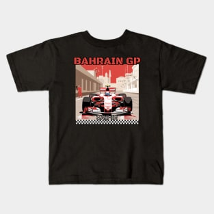 Bahrain Grand Prix, SAKHIR Circuit, Formula 1 Kids T-Shirt